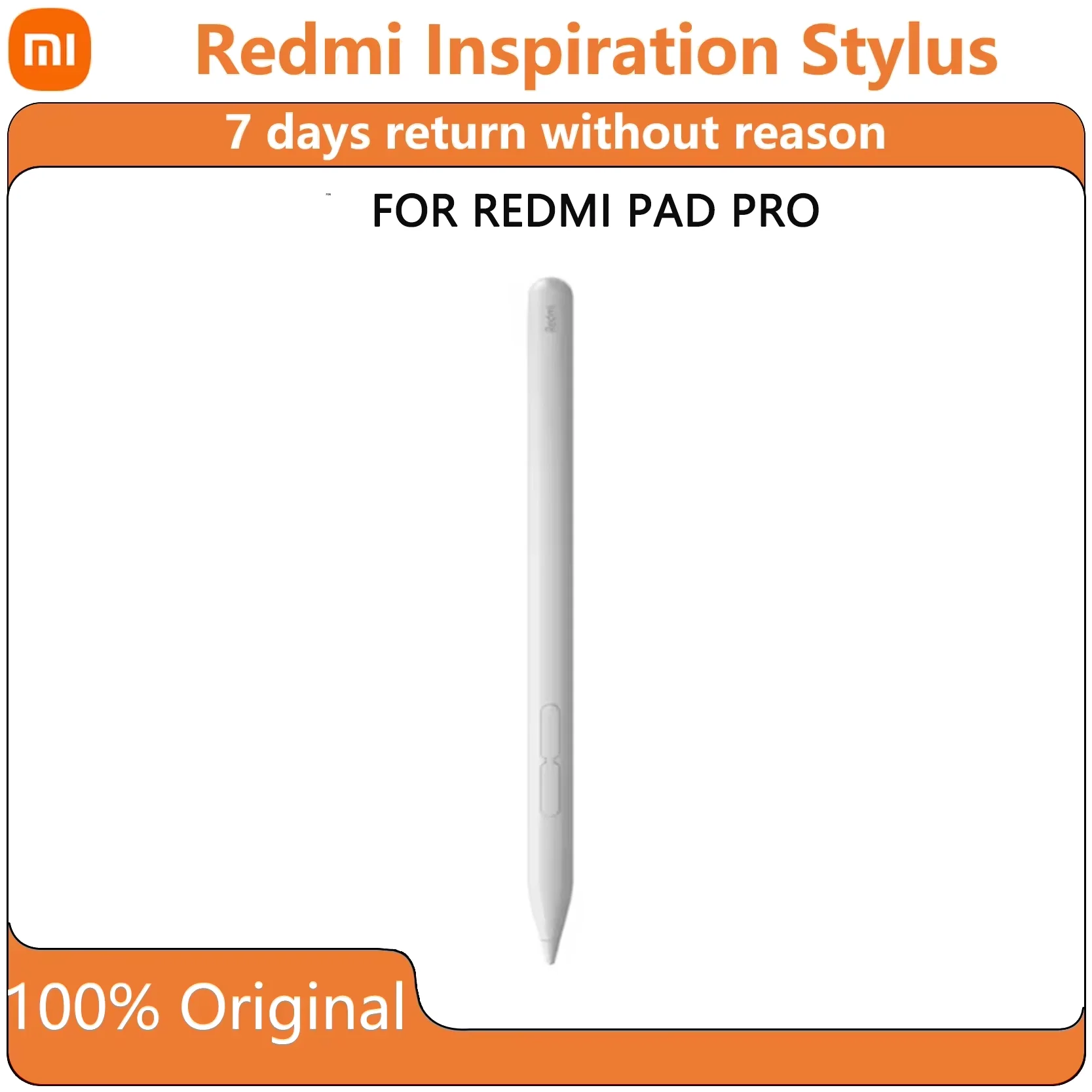 

Оригинальный стилус Xiaomi Redmi для планшета Redmi 4096, индуктивный планшет для рисования, SmartPen, 80 мАч, зарядка типа C