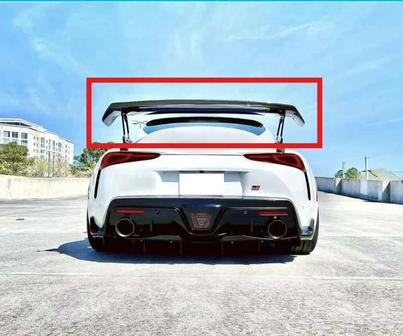 

Volt-Styled FORToyota GR Supra MK5 A90 A91 Rear High Wing Deck Tail Spoiler Carbon Fiber