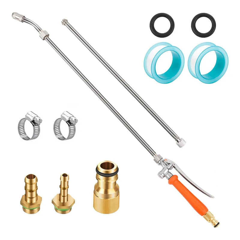 

ABSE-распылительная палочка, подходит для быстрого разъема шланга 1/2, латунная палочка-распылитель 1/4 дюйма и 3/8 дюйма, сменная встроенный запорный клапан Dur