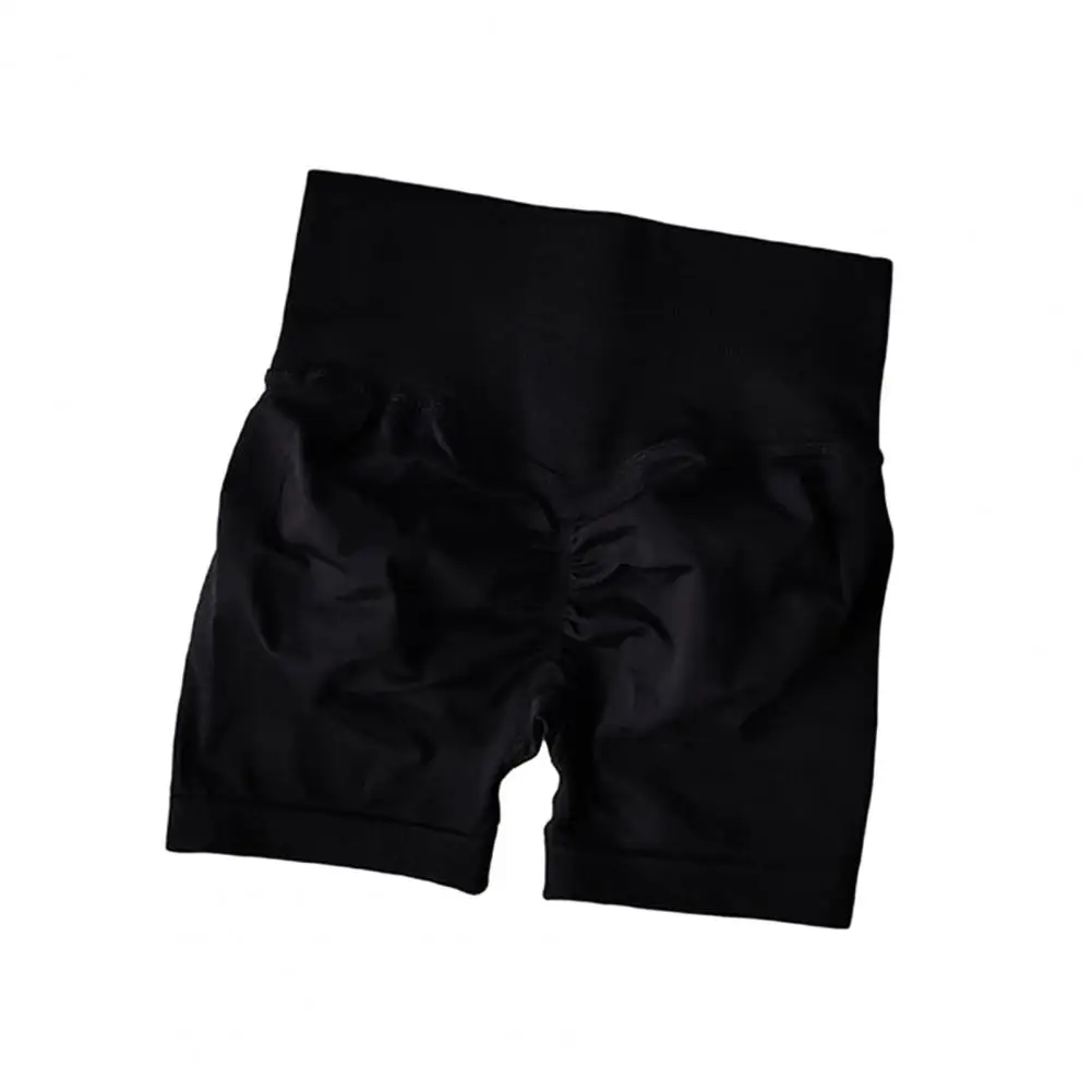 Damen Activewear-Shorts, hohe Taille, Yoga-Sport-Shorts für Damen, Laufshorts mit gerafftem Lift, pfirsichfarbenes Lifting-Design für Damen