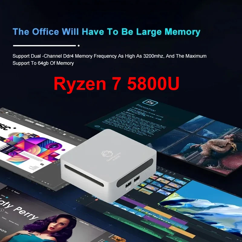 SZBOX AMD Ryzen 7 5800U ミニPC Windows 11 Pro DDR4 3200Mhz M.2 SSD