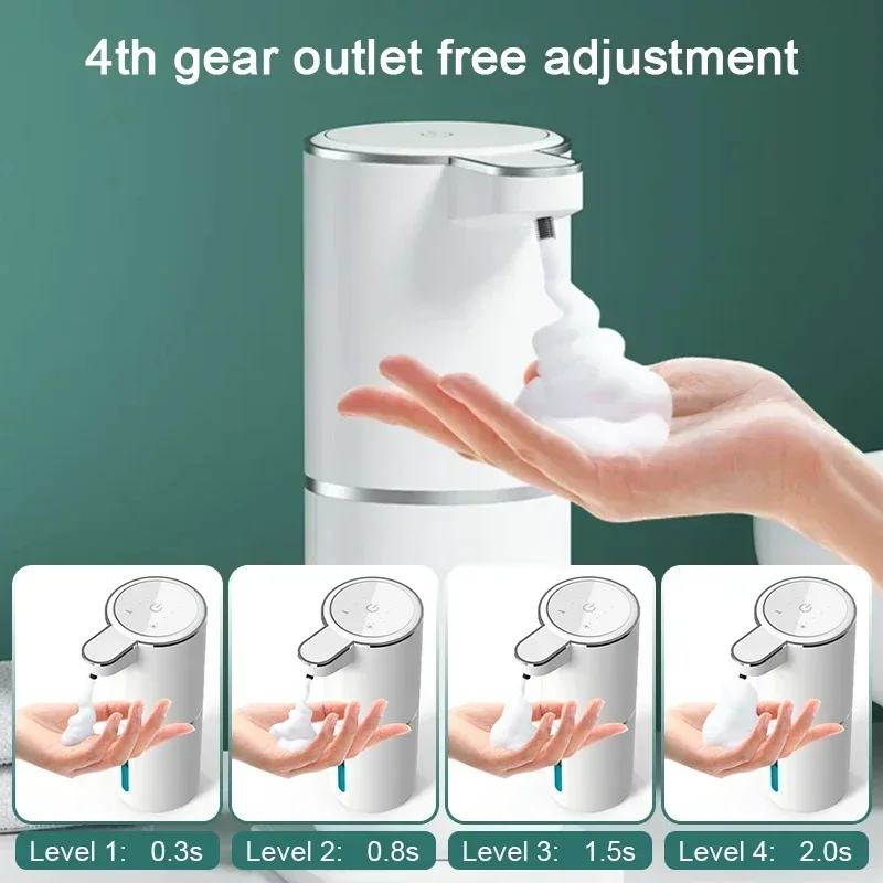 Xiaomi 380ml Touchless Liquid Soap Dispenser Foam USB Wall Mounted Smart Display Automatic Infrared Induction Hand Washer