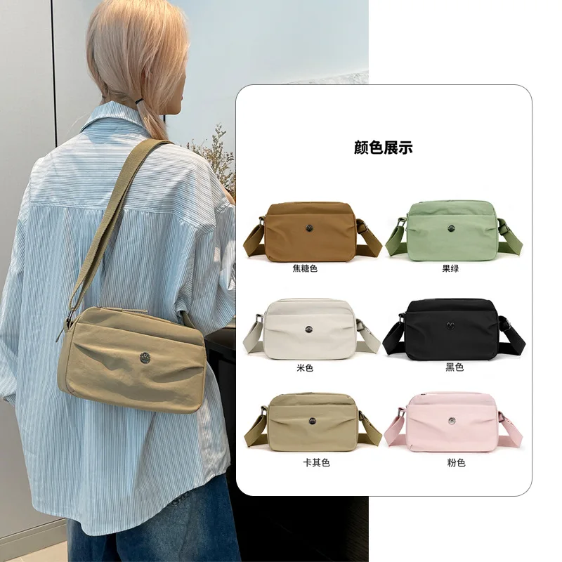 

Ladies one shoulder cross body hot large capacity casual fashion mobile phone storage light shoulder bag women