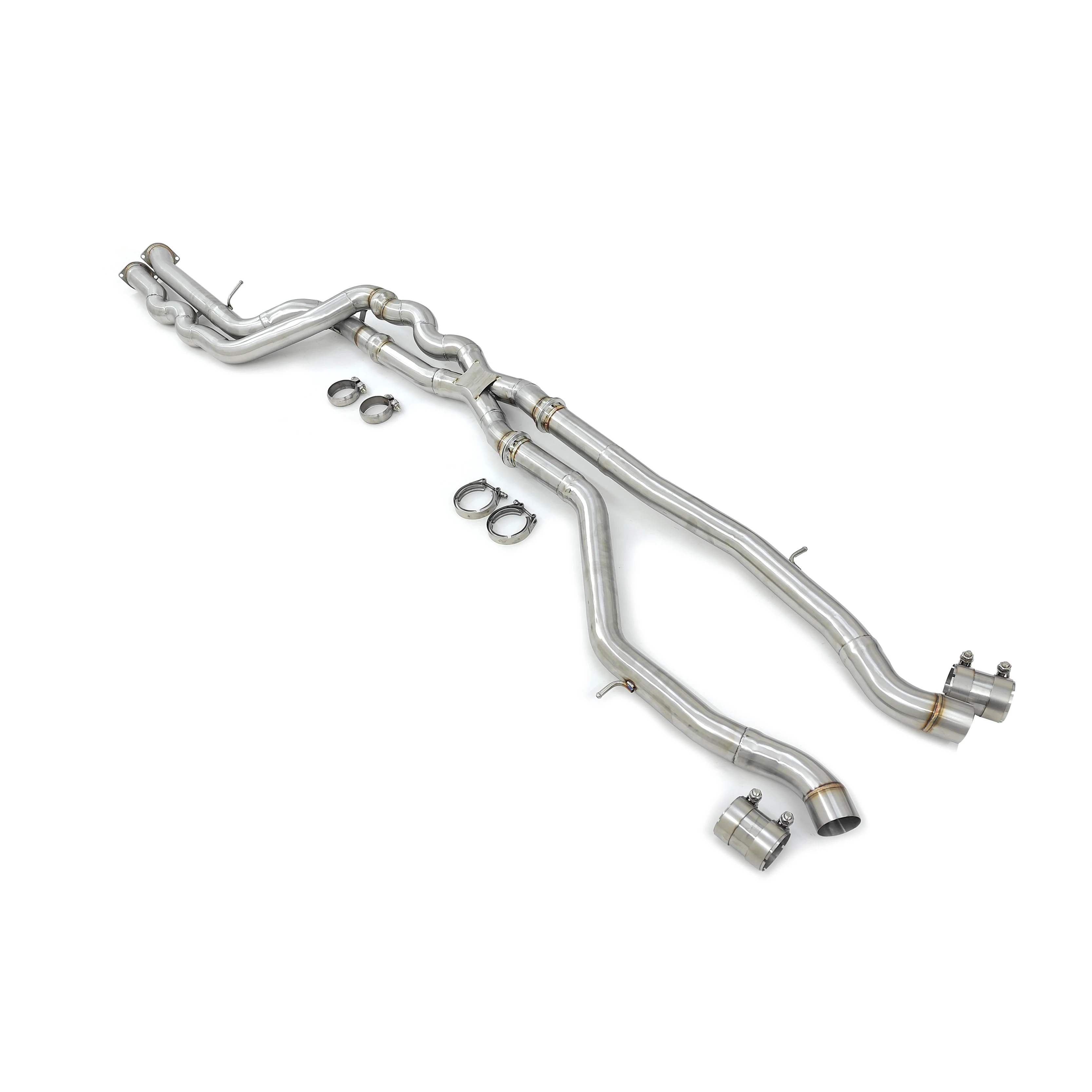 

CSZ Exhaust 2.5'' 63MM Mid Pipe For BMW S55 M3 F80 /M4 F82 3.0T Equal Length Midpipe Tuning Exhausted System