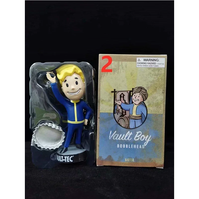 Bandai Wackelkopf Nette Vault Boy Vollen Satz Figur Spielzeug Anime Action Figure Statue Sammlung Modell Puppe Zimmer Ornament Spielzeug Kinder Geschenk 3