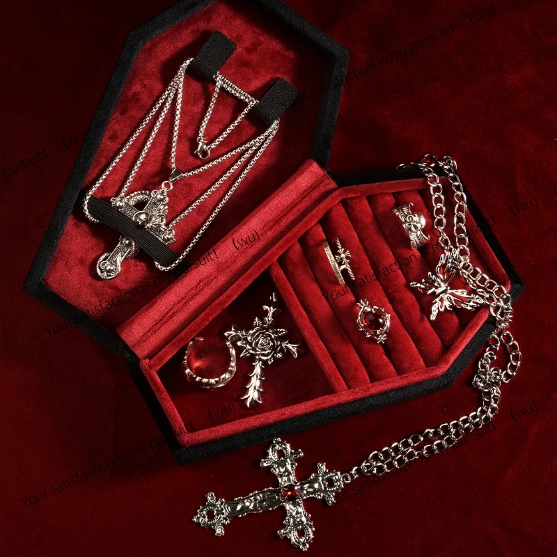 

Мини-труна в форме готической шкатулки для драгоценностей, креативная нишевая интересная шкатулка для хранения