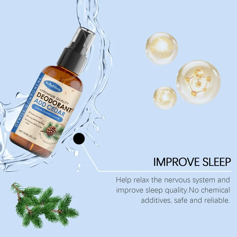 สเปรย์แมกนีเซียม Cedar Moisturizing Comfort Body นวดผ่อนคลายกลิ่นหอมยาวนานปลอดภัยส่วนผสม Care Night Sleep สเปรย์