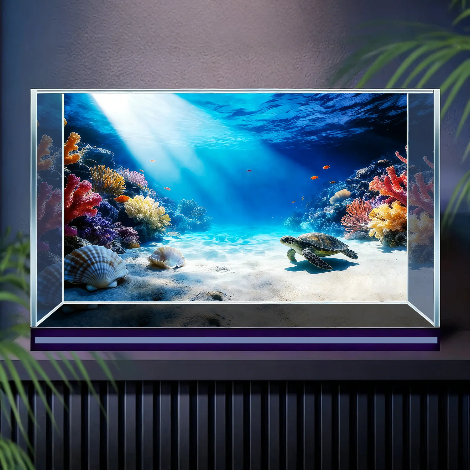 Flussbett-Treibholz, Aquarium-Hintergrundbild, Aquarium-Hintergrundaufkleber, Selbstklebend, Aquarium-Landschaftsgestaltung Dekor – Detail 23