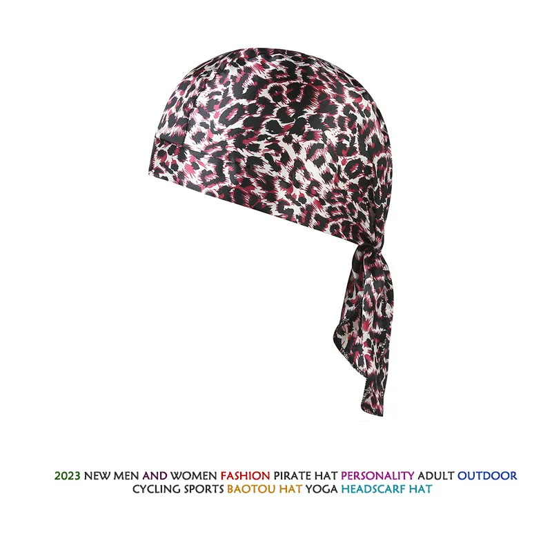 Pirate Hat Camouflage Headband Summer Handkerchief Head Man Cycling Hood Sun Protection Sports Breathable Printed Headscarf