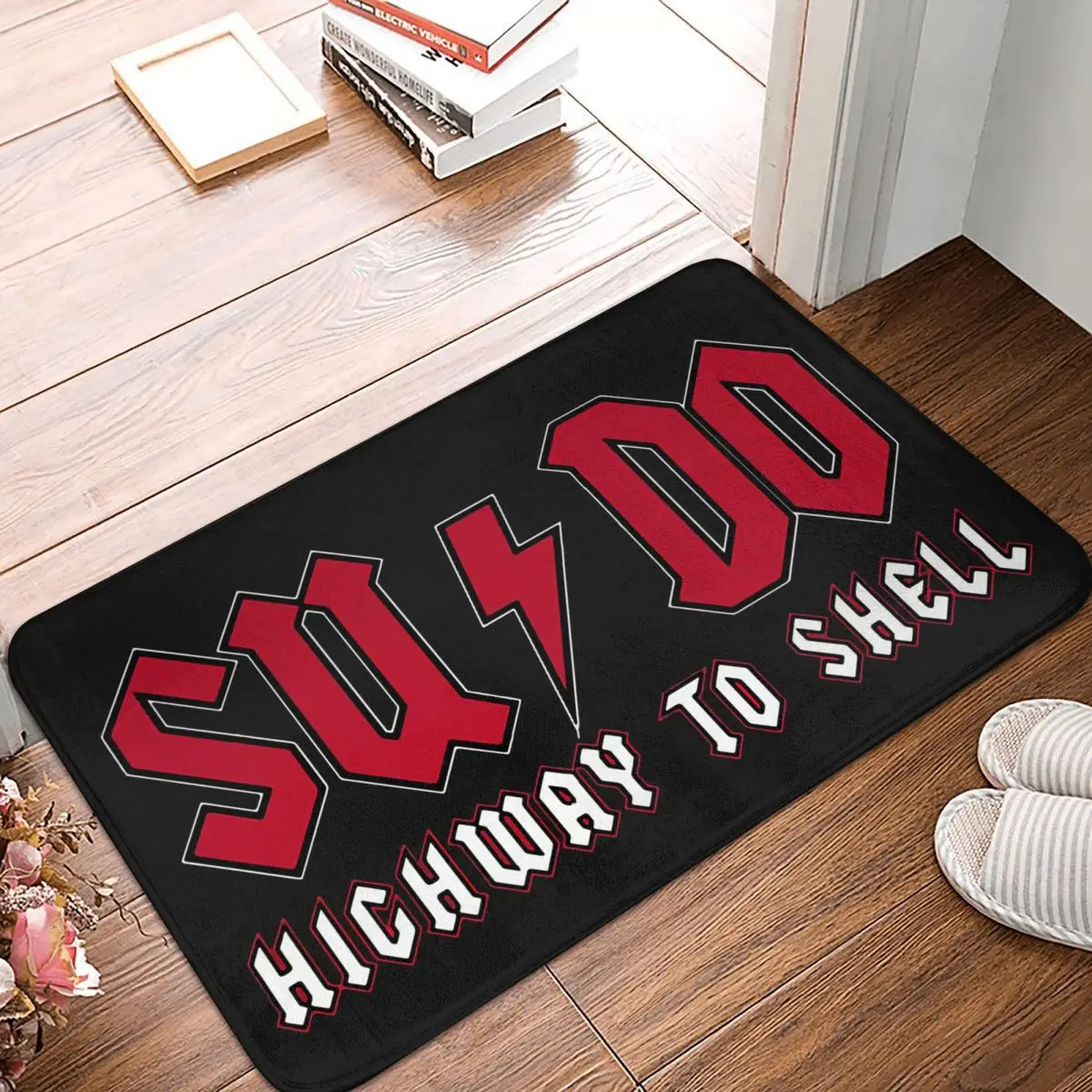 Linux Operating System Bedroom Mat Highway To Shell Doormat Kitchen Carpet Balcony Rug Home Decoration