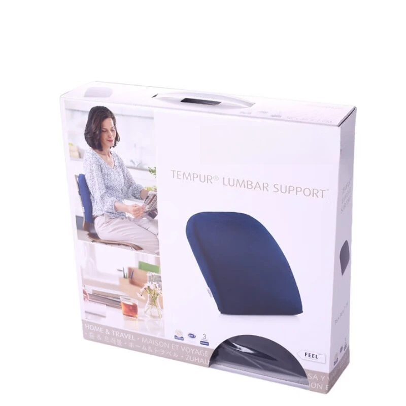 

Back Pillow Pillow Slow Rebound Space Memory Office Back Pad, Blue Cushion