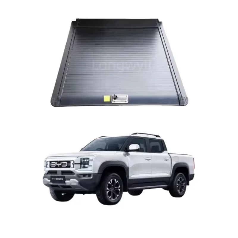 Tampa de rolamento Shark 6 Roll N Lock, tampa de obturador retrátil manual de alumínio elétrico resistente