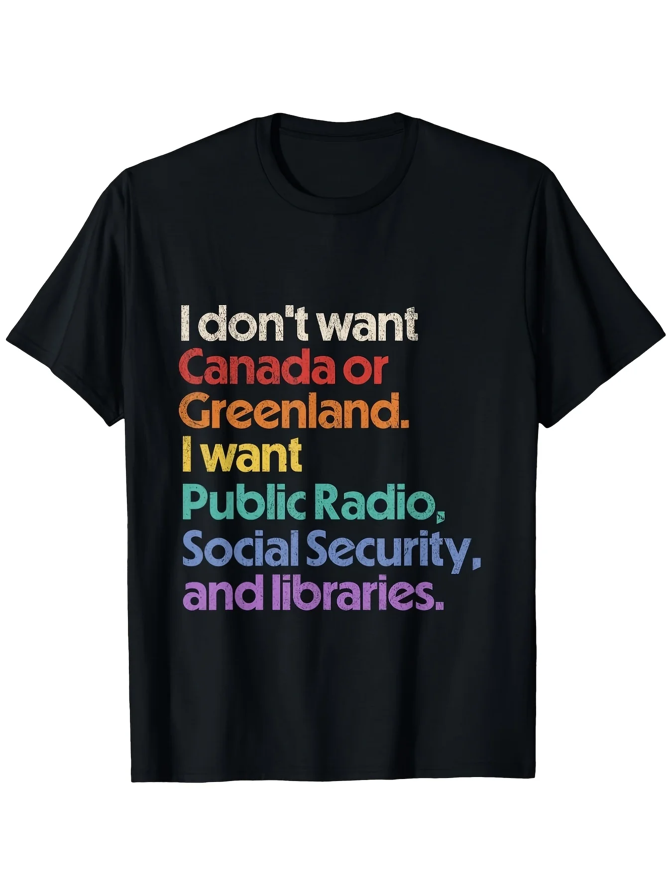 Men's Public Broadcasting Service Library T-shirt, Unisex Casual Round Neck Outdoor Short Sleeve T-shirt, Suitable for All Seasons, Christmas T-shirt, Men's T-shirt, Gift, Vintage Casual Round Neck Printed T-shirt