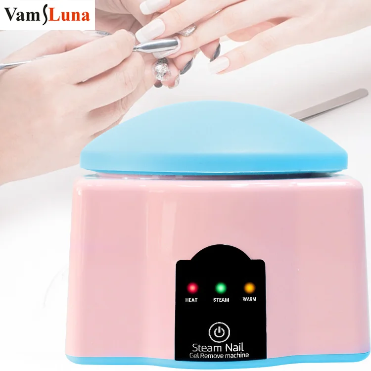 Nail Polish Gel Remover Steamer Nail Steam Off Electric UV Removal Nail Steamer Nail For Home l Salon Manicure Tool Easy to Use