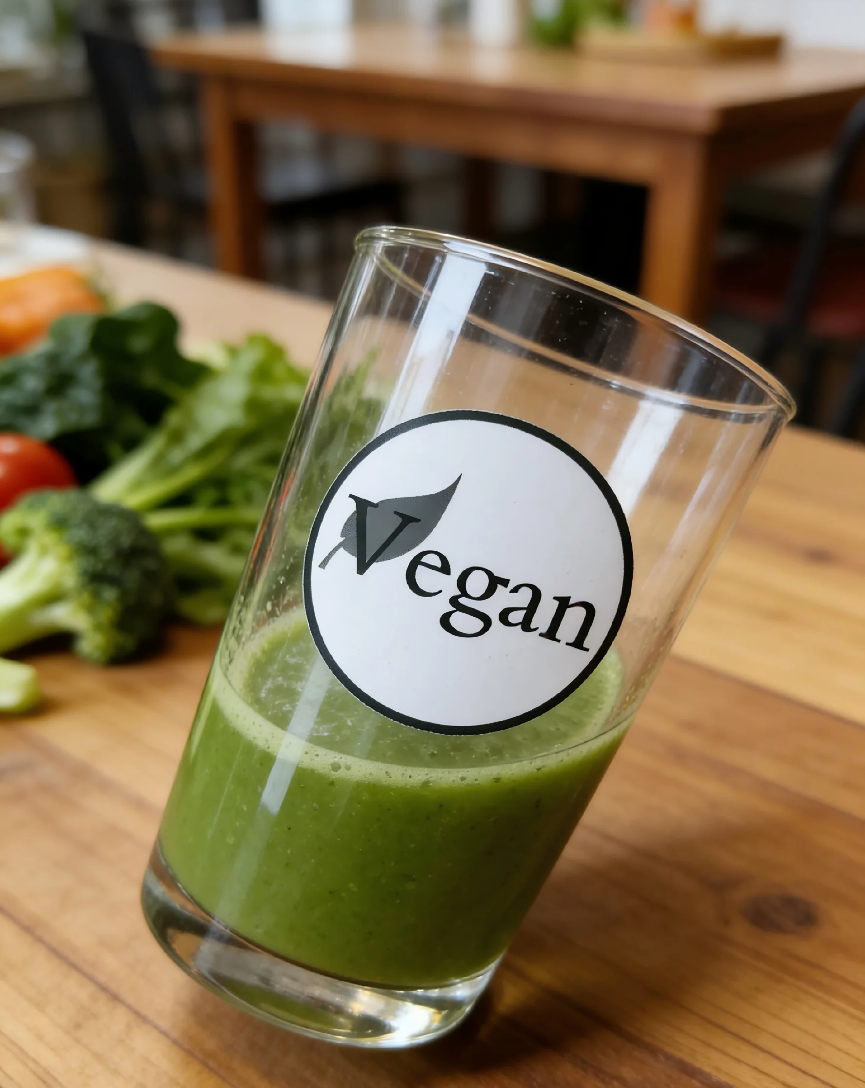 Vegan Food Rotation Labels 1.5 Inch - Round Circle Dots 500 Adhesive Stickers