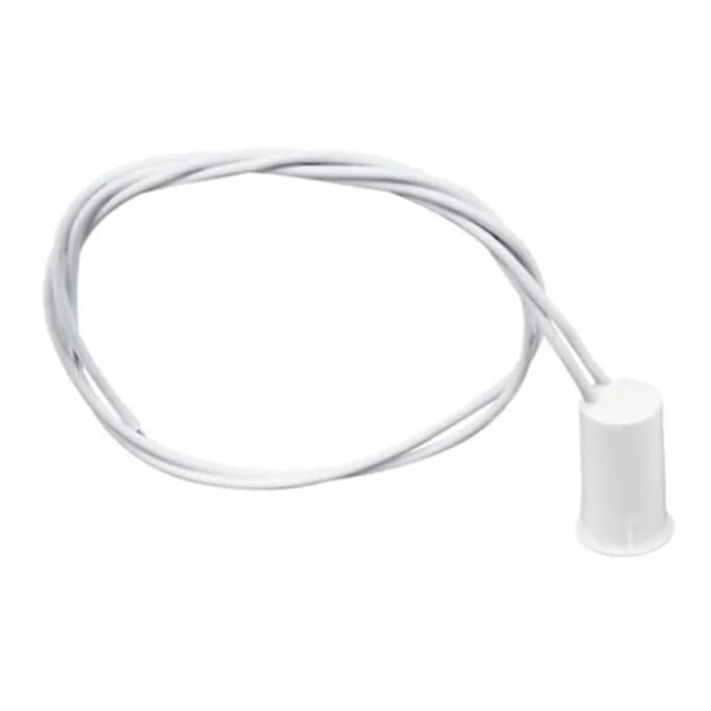 HGFLE-RC-33 NC Recessed Wired Security Window Door Contact Sensor Alarm Magnetic Recessed Switch White - (6 Sets)