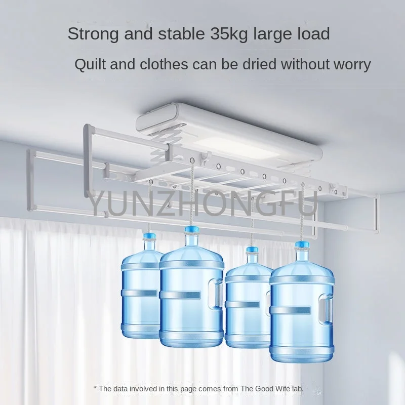 2023 Clothes Hanger Electric Lifting Balcony Smart Home Automatic Telescopic Clothes Rail Drying Rack