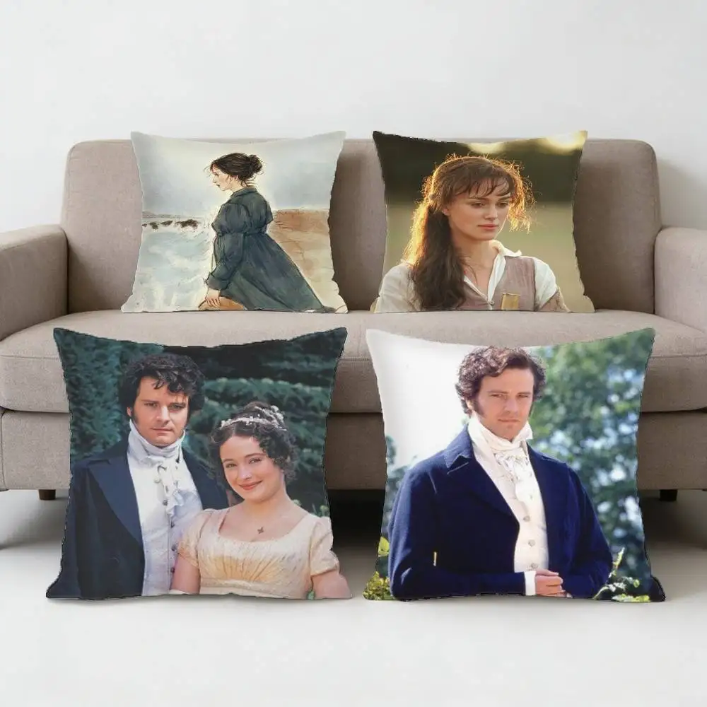 Classic P-Pride and P-Prejudice Pillow Case for Sofa Living Room Home office Decor Protective Cover