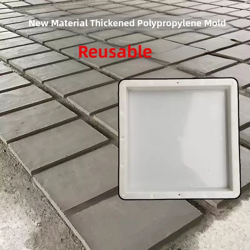 Concrete Mould for Pavement Walkway DIY Paver Path Garden Stepping Stone Mold Reusable Plastic Patio Cement Brick Maker Walk