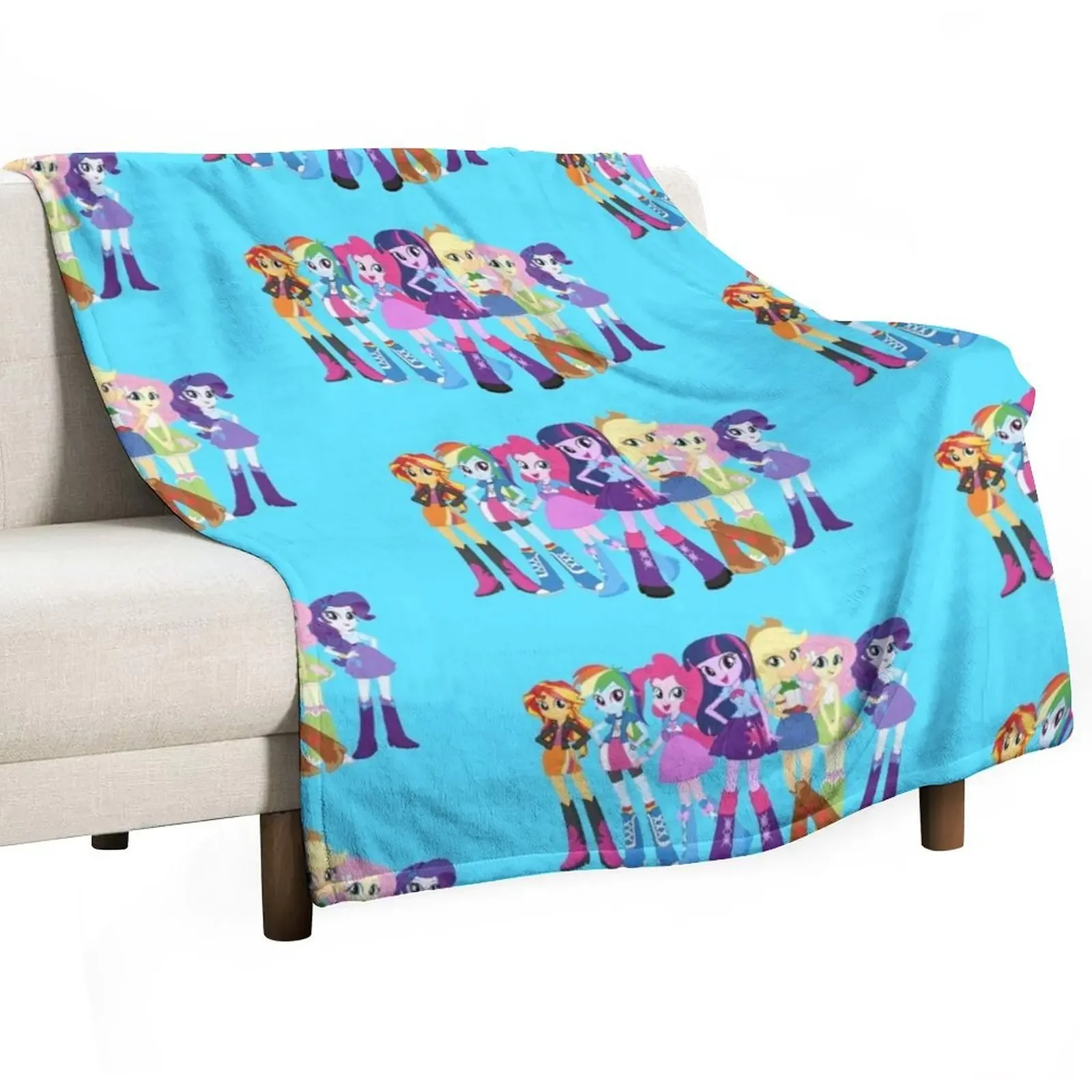 Squad of Friendship (Princess Twilight ver.) Throw Blanket Multi-Purpose Summer Stuffeds Blankets Sofas Of Decoration Blankets