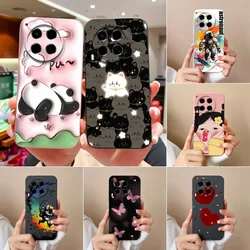 For Tecno Camon 30 30Pro 30Premier Case Cute Panda Cool Aviator Soft Silicone Funda For Camon30 Pro Coque Camon 30Premier Cover
