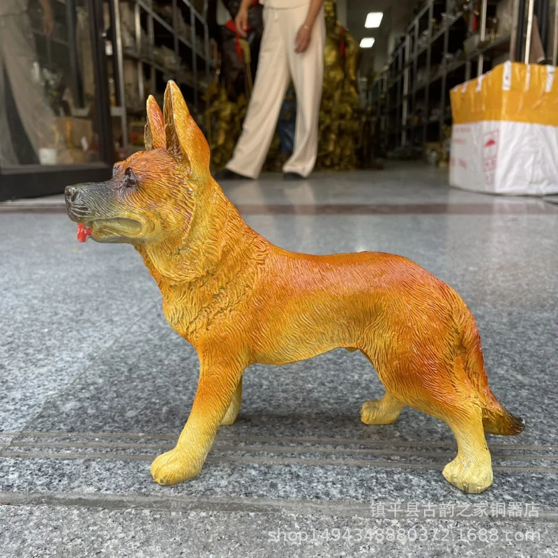 Animal Standing Painted Wolf Dog