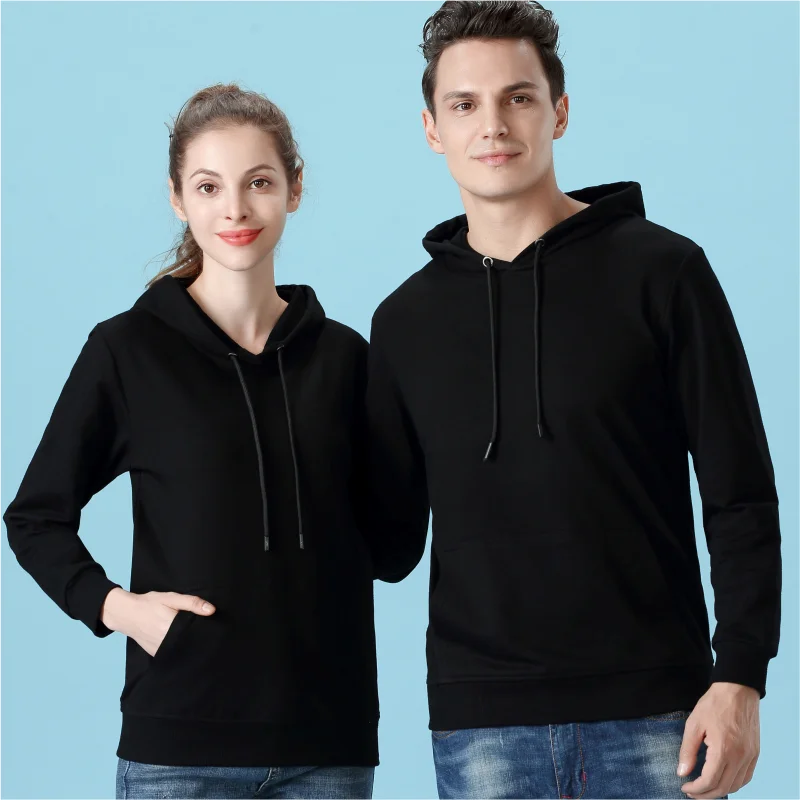 High-Quality Pullovers Custom Logo Printed Personal Group Brand Embroidery Men and Women 100% Cotton Hoodies