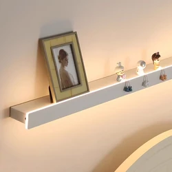 Wall lamp living room sofa background simple long strip shelf lamp with switch eye protection bedroom bedside wall lighting