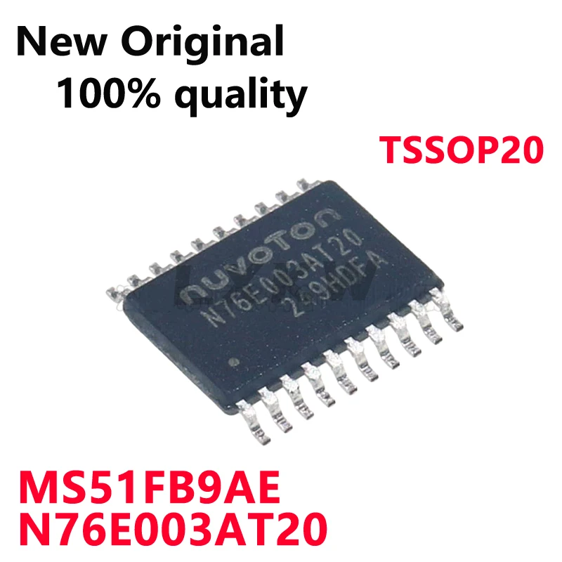 5~10/PCS New Original MS51FB9AE TSSOP20 Compatible replacement for N76E003AT20 Microcontroller chip In Stock