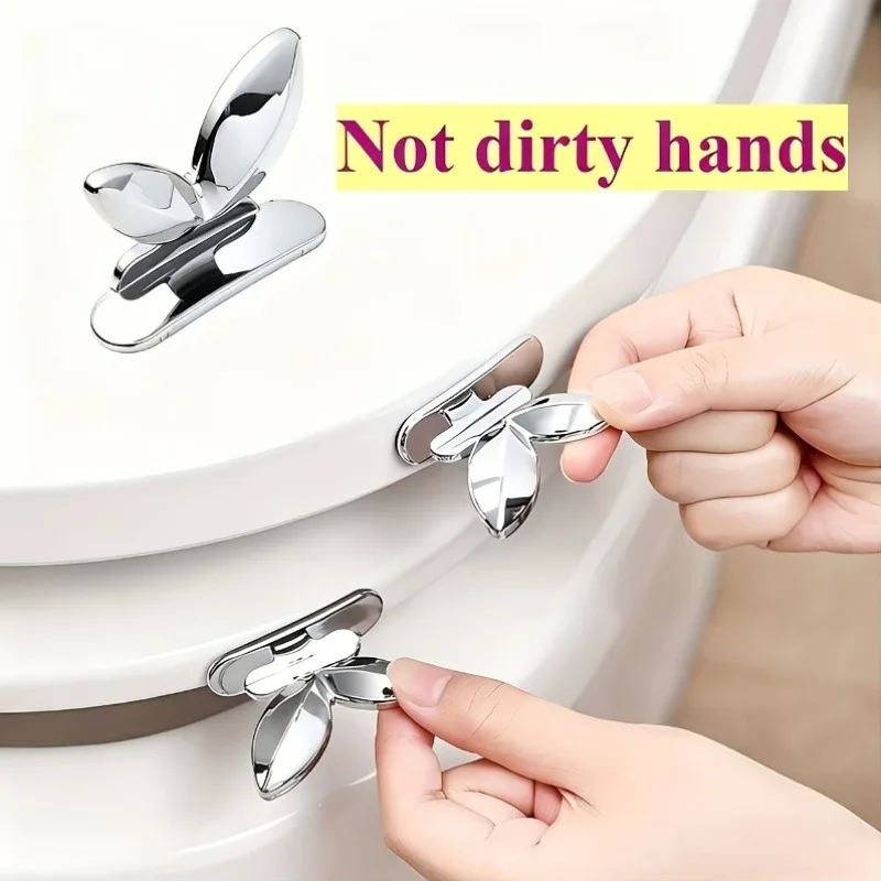 10pcs Toilet Seat Handle, Household Bathroom Toilet Lift Handle, Keeps Hands Clean, Toilet Lid Lifter and Opener