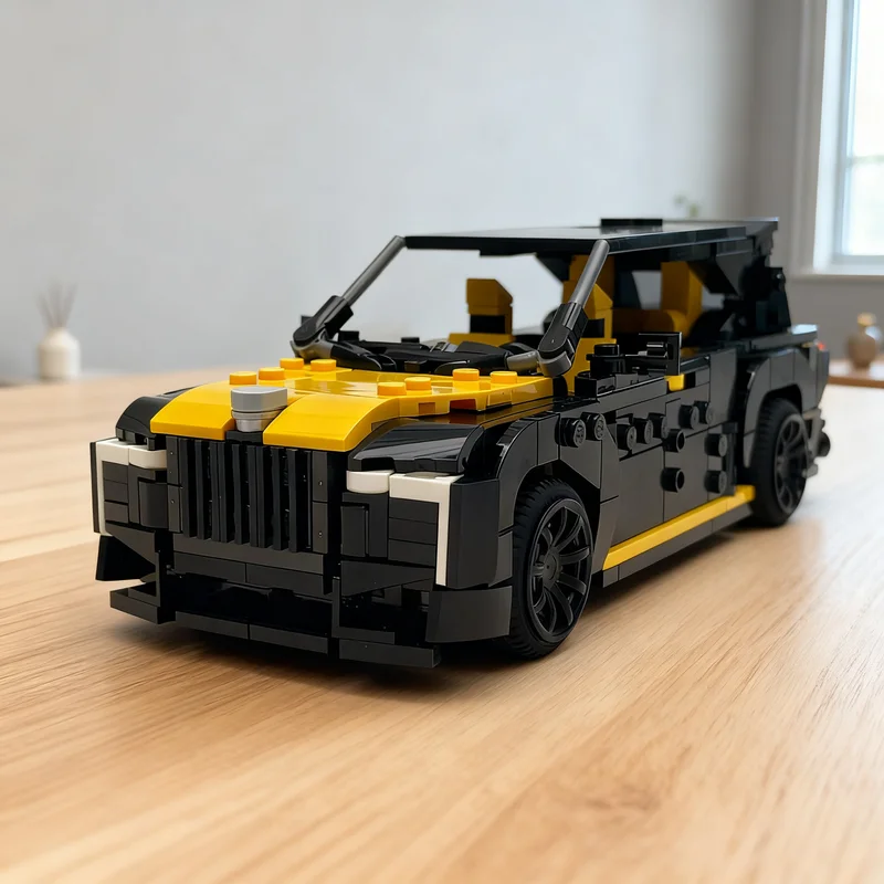 581pcs MOC Rolls Royce Cullinan Opening Doors + Trunk! City Champions Model Building Blocks Architecture Idea Collection DIY 3D