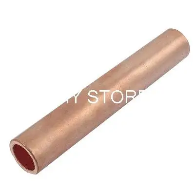 7mm Inner Dia. Straight Hold Wire Passing Copper Connection Tube GT-G-25