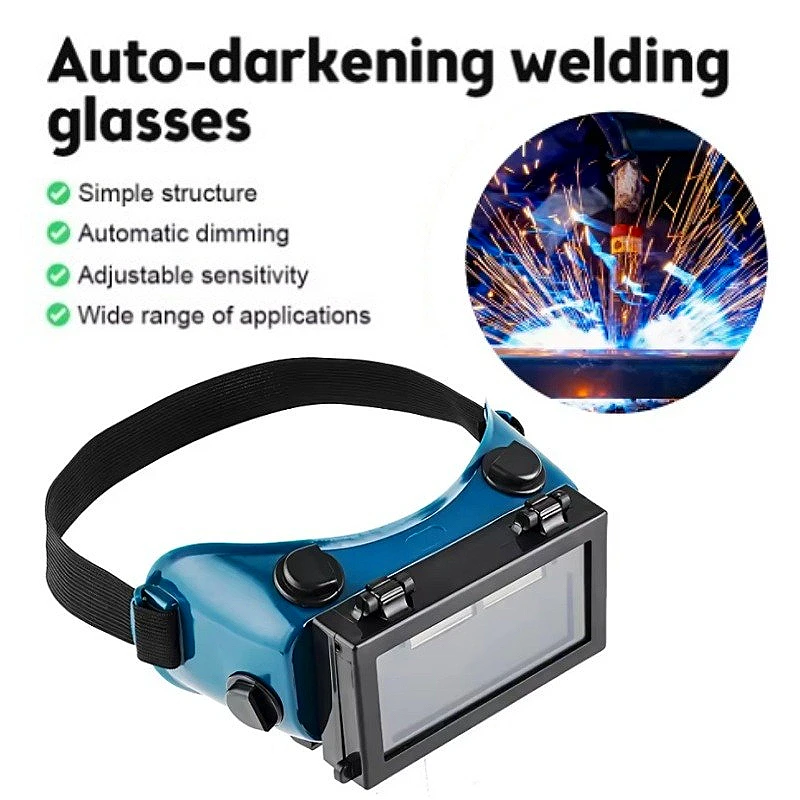 

Электронные очки сварщика, складные очки с автоматическим затемнением, антисильный свет и защита от пирсинга глаз, защитные очки для сварки