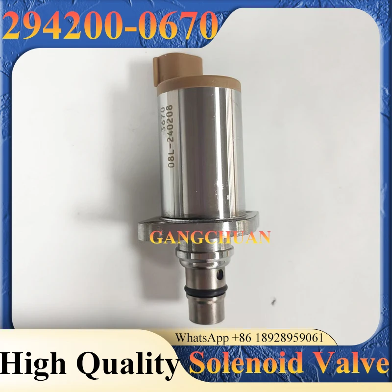 

Детали дизельного двигателя Клапан управления всасыванием давления топлива 294200-0670 2942000670 для 6HK1