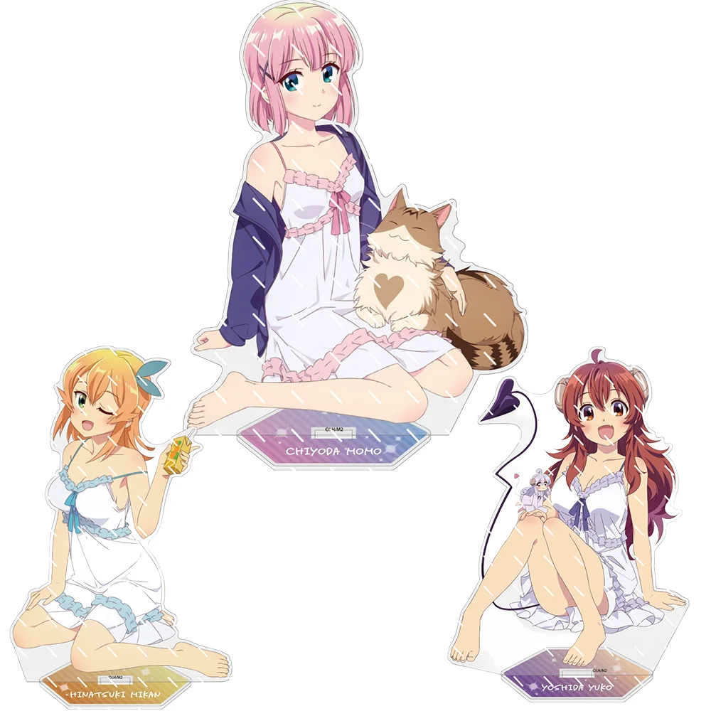 Аниме Демон Девушка Снежная дверь 15 см акриловая подставка Yuuko Yoshida Momo Chiyoda настольные украшения аксессуары подарки