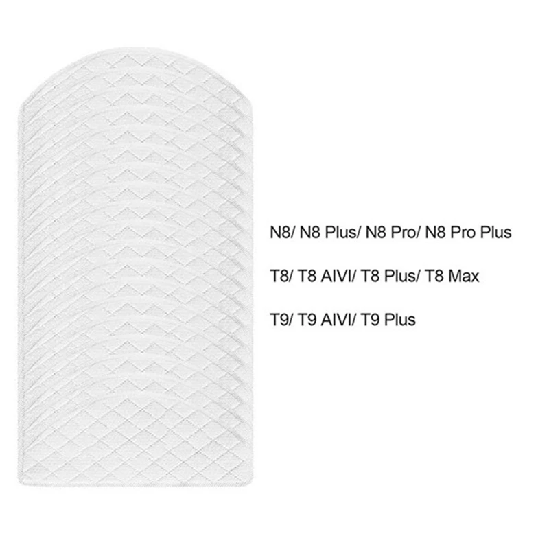 Wegwerp dweilpads voor ECOVACS DEEBOT OZMO T8 AIVI/ T8 / T8+/ T9/T9+/N8/N8 Pro/N8 Pro+Robotic