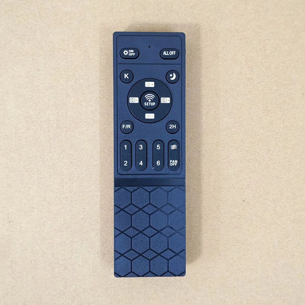 Black 6-Speed Ceiling Fan Remote Control Inverter Controller With 2H Timer For Bedroom Relaxation Electrical Switches