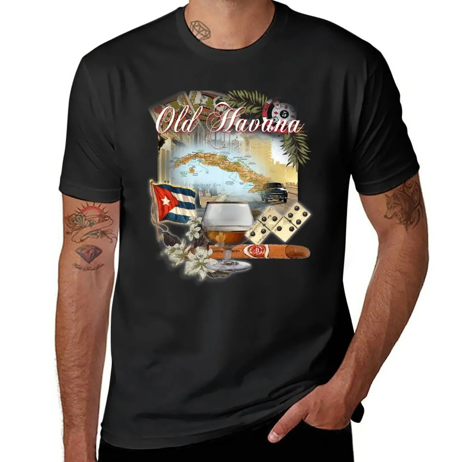 old havana T-Shirt customs oversizeds mens graphic t-shirts funny