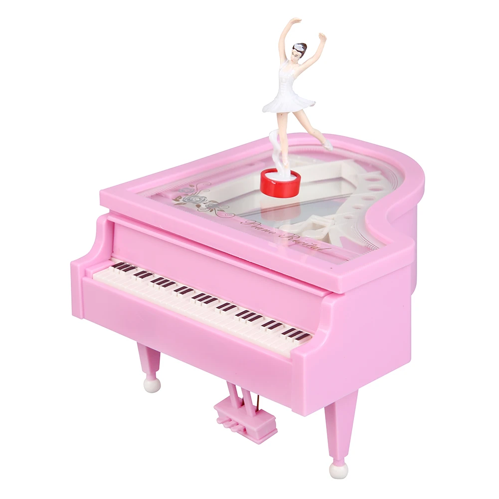 Dancing Ballerina Elegant Music Box Romantic Classic Piano Musical Box Exquisite Creative  for Birthday Wedding Gift