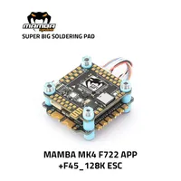 DIATONE MAMBA F722 APP MK4 F45 F55 F65 128K 3-6S FLIGHT CONTROLLER STACK F7 Flight Controller BLHELI32 50A 60A 4in1 ESC Combo