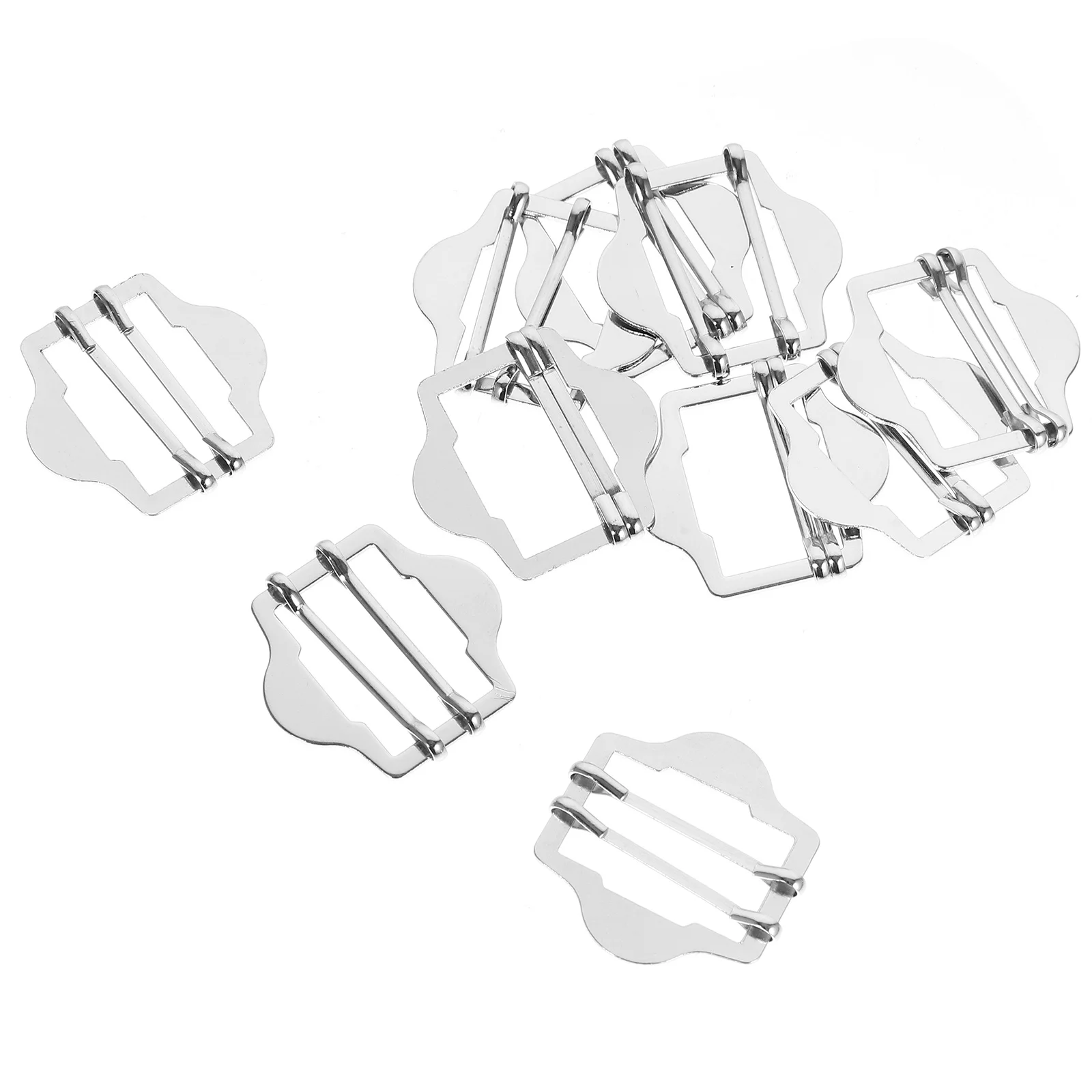 10 قطعة سترة البدلة أبازيم معدنية نحاسية قابلة للتعديل أبازيم حزام الخصر الملابس والاكسسوارات للسترات معاطف بدلة عمل #4