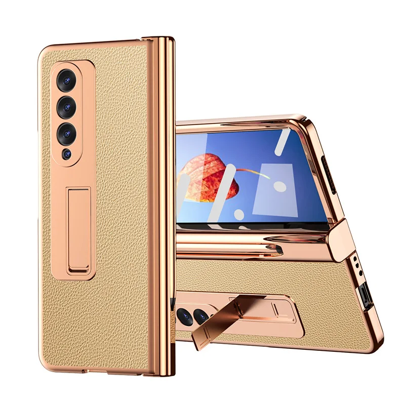

Samsung Galaxy Z Fold 5 Case Protective Case for Samsung Galaxy Z Fold 5/Fold4/Fold3 Leather Case for Samsung Z Fold 5 Case
