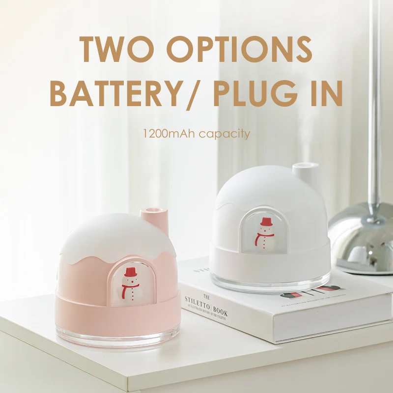 ใหม่ Warm Light Night Light Humidifier Usb Mute ห้องนอนน่ารักเดสก์ท็อป Air Mini Hydration Super Spray Home Humidifier