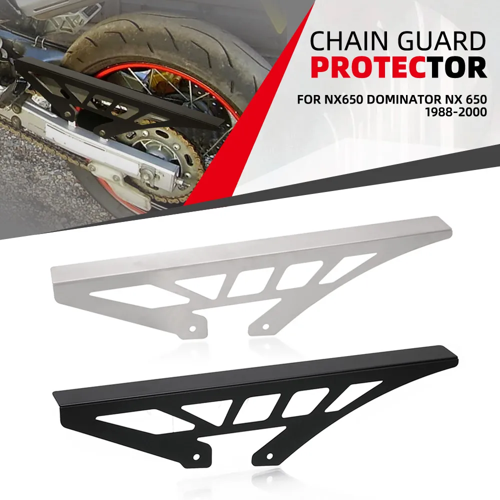 

For Honda NX650 Dominator NX 650 1988-2000 Rear Fender Chain Guard Protector Decoration Sprocket Frame Cover FMX650 SLR650
