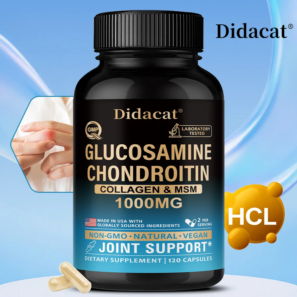 

Glucosamine, Chondroitin, and MSM, Powerful Joint Support Supplement, Enhances Flexibility, Antioxidant, Boosts Immunity