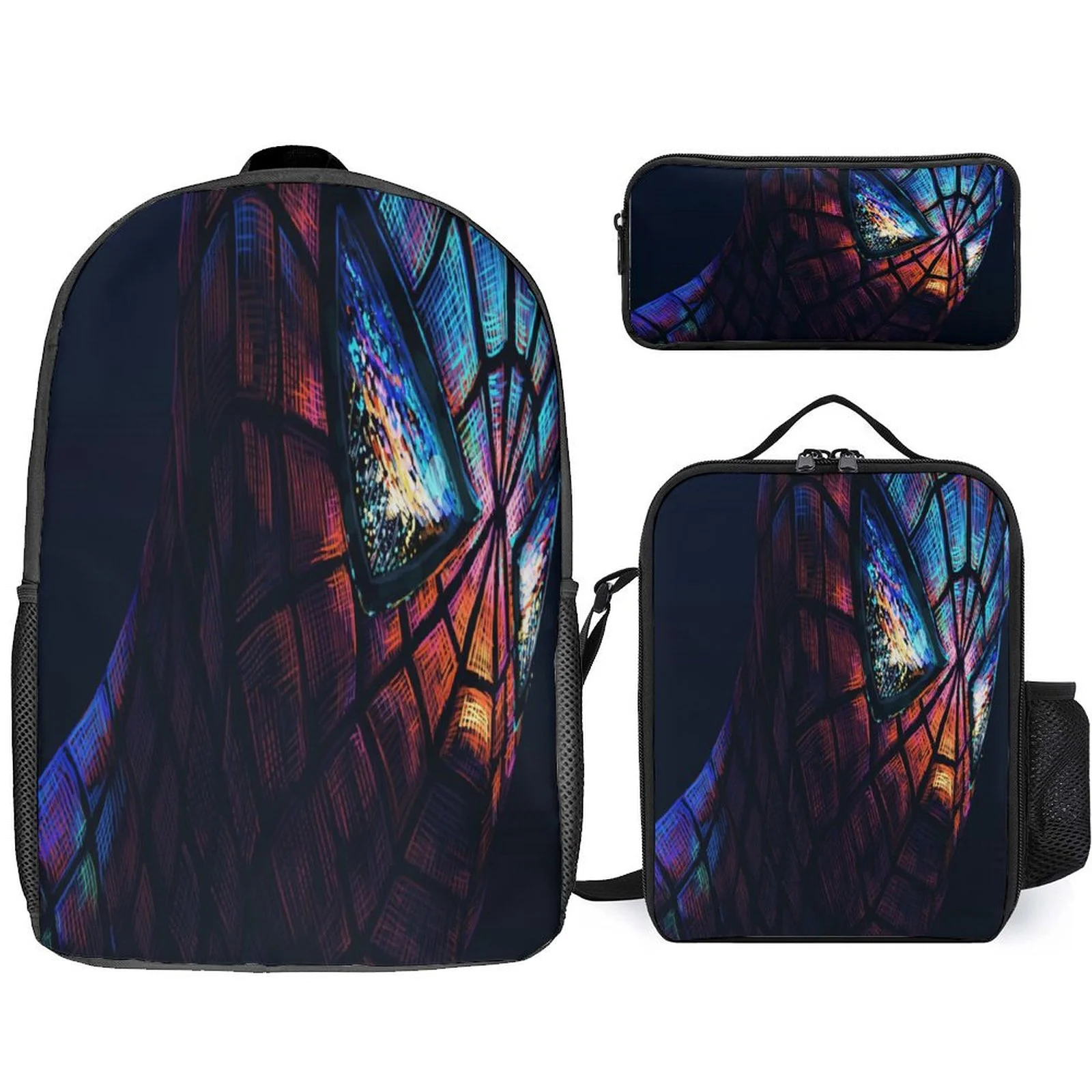 

HOT Little Children Spider-Man Marvel Backpack 3Pcs Set-Novelty Knapsack Waterproof Shoulder Bag with Pencil Case for Boy