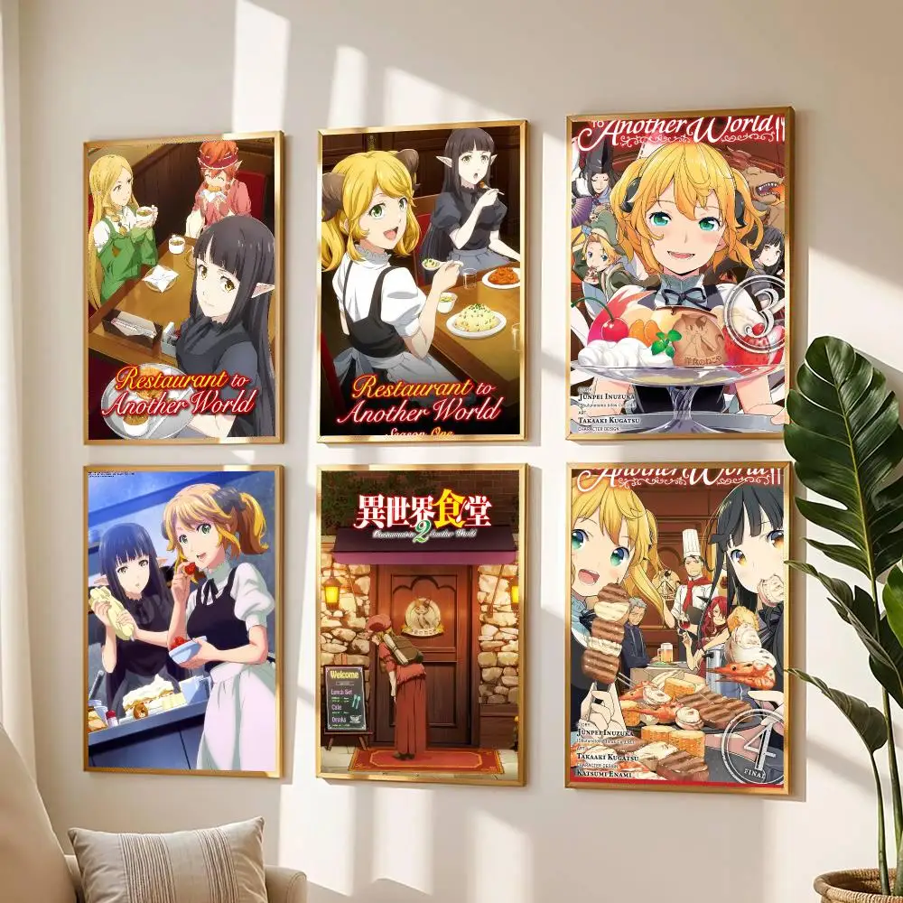 anime R-Restaurant to Another World-D Poster Modern Wall Decal for Living Room Cafe Office Bar and Bedroom