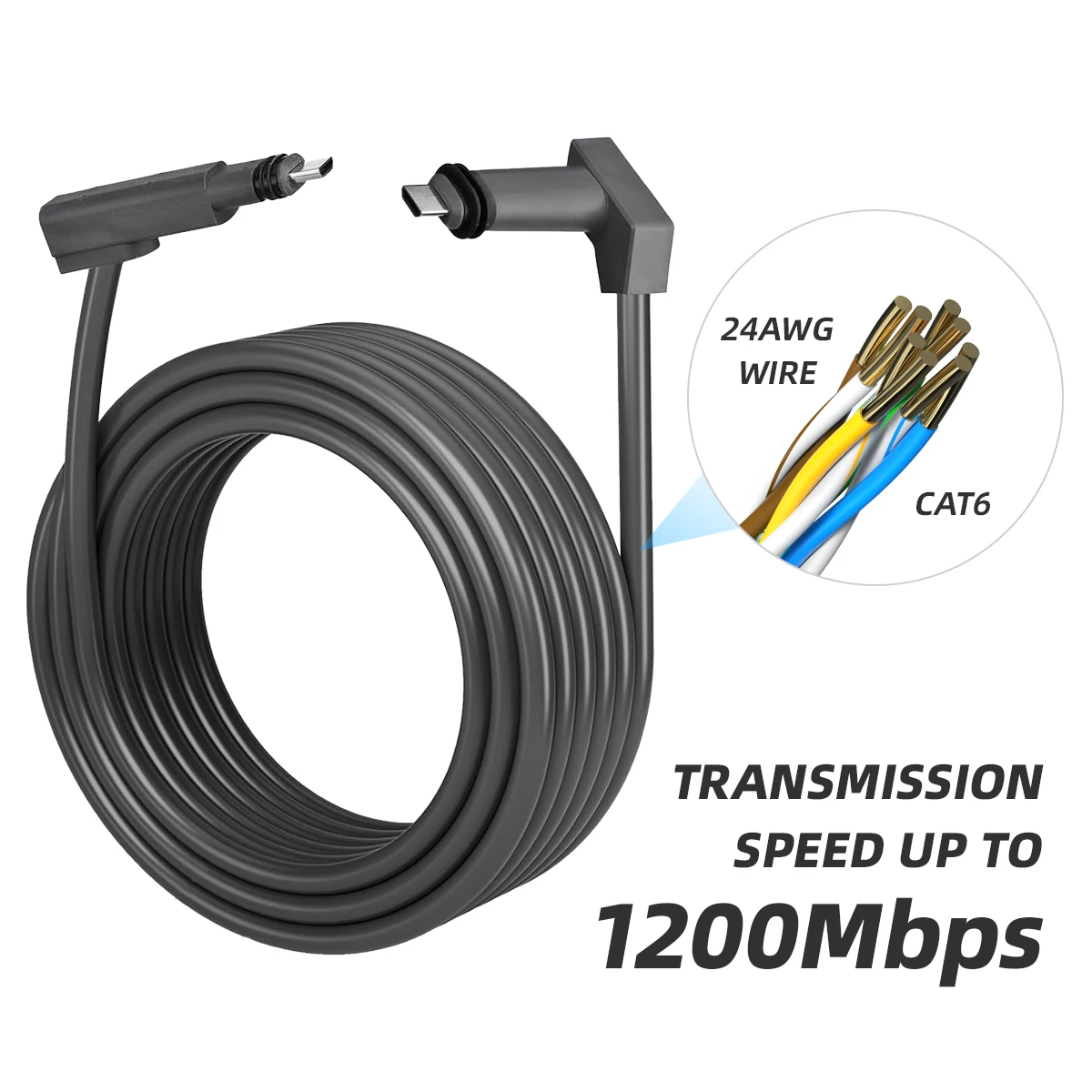XTAR Starlink Satellite Replacement Cable for Starlink Rectangular Satellite V2 75feet Starlink Cable Extension Cable
