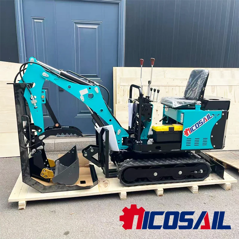 

0.8 Ton Mini Excavator For Small Business Energy Saving Diesel Engine Mini Digger For Long Working Time