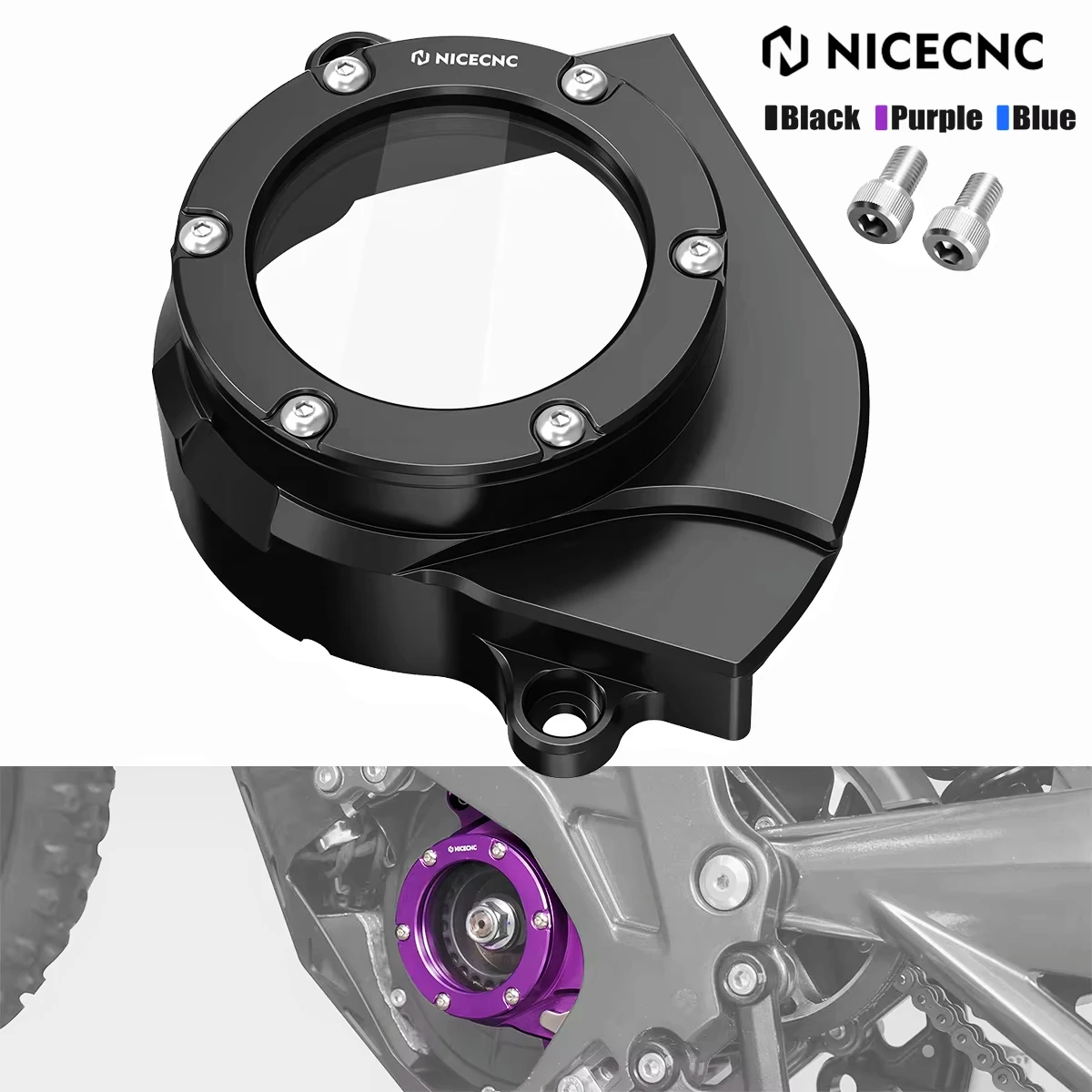 NICECNC For 2026 2025 2024 2023 Surron Cover Belt Pulley Protector Cover Guard For Surron Light Bee X S L1E Electric Dirt Bike